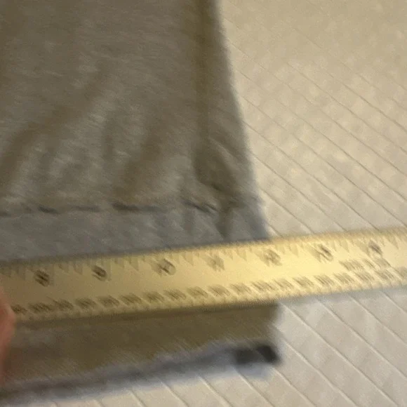 Hayden Los Angeles cropped wide-leg drawstring Gray pants casual soft Beachy - Picture 5 of 11